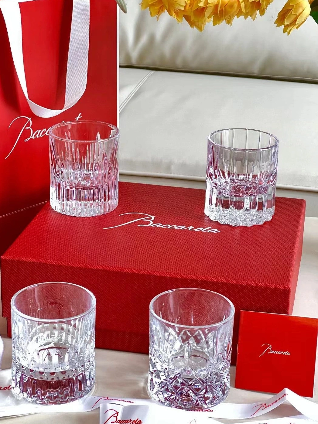 CUPS SET GLASSWARE BACCAROLA 0809